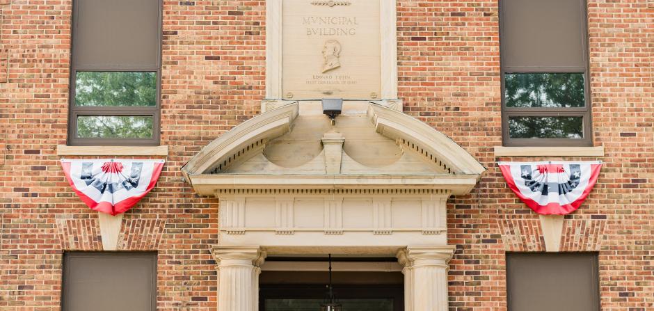 Front door of Tiffin City Hall